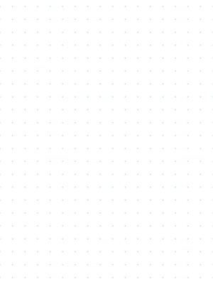 Free Printable 2 Dots Per Inch Blue Dot Paper without Margin