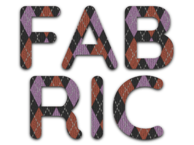 Fabric Text Effect