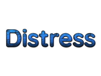 Distress Text Effect