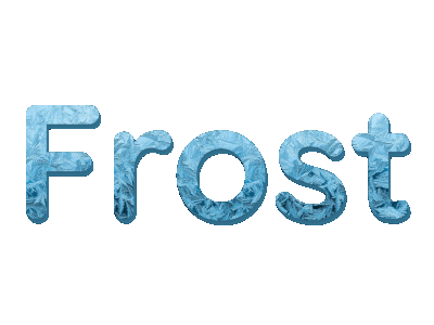 Frost Text Effect
