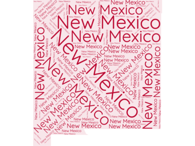 New Mexico State Word Cloud