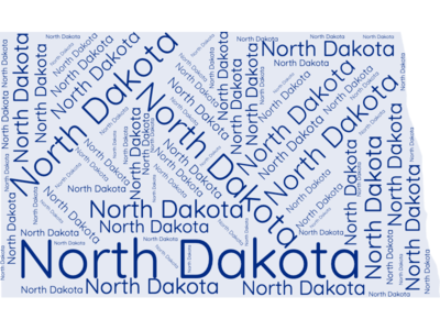 North Dakota State Word Cloud